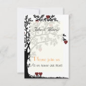 Hearts en Boom Wedding Vows Renewal Kaart (Voorkant)