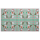 Hearts en Snowman Friends Fabric Stof (Yard (91,4 cm))