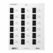 ***HEARTS EN WEDERZIJDEN** ADRES ETIKET (Full Sheet)