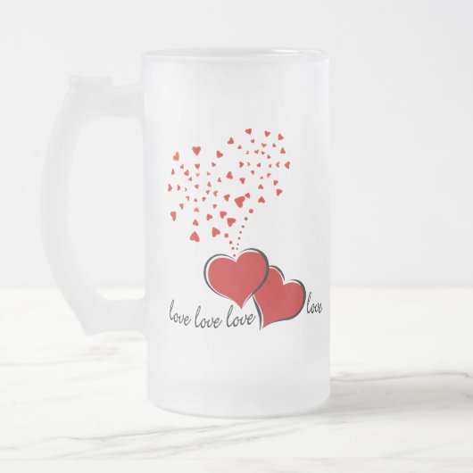 Hearts Explosion Matglas Bierpul (Links)