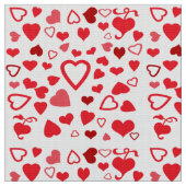 Hearts Fabric Stof (Close Up)