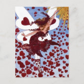 Hearts Fairy Briefkaart (Voorkant)