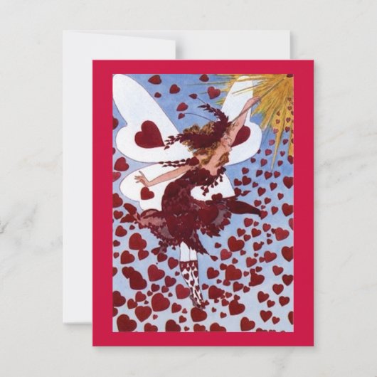 Hearts Fairy Kaart (Voorkant)