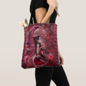Hearts Fantasy Fairy Art beroemd gemaakt door Moll Tote Bag (Dichtbij)