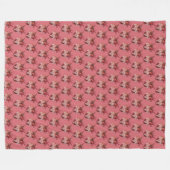 Hearts Fleece Blanket (Voorkant (Horizontaal))
