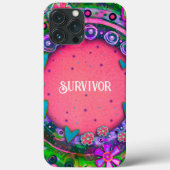 Hearts Flowers  Inspirivity Survivor Case-Mate iPhone Case (Achterkant)