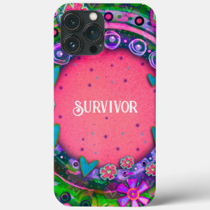 Hearts Flowers  Inspirivity Survivor Case-Mate iPhone Case