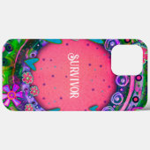 Hearts Flowers  Inspirivity Survivor Case-Mate iPhone Case (Achterkant (horizontaal))