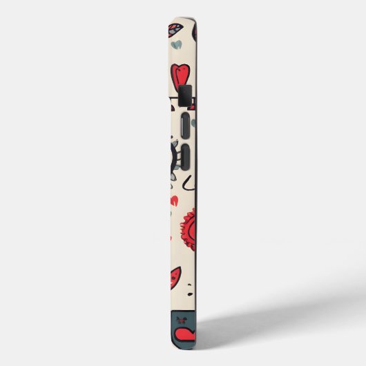 Hearts Galore Case-Mate iPhone Case (Achterkant / Links)