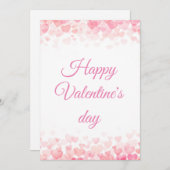 Hearts Galore: Gelukkig Valentijnsdag Kaart (Voorkant / Achterkant)