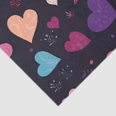 Hearts Galore Tissuepapier (Detail)