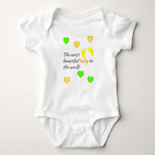 Hearts Gift: de mooiste Baby ter wereld Romper (Voorkant)