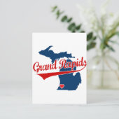 Hearts Grand Rapids Michigan Briefkaart (Staand voorkant)