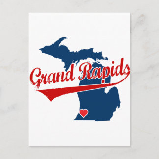 Hearts Grand Rapids Michigan Briefkaart