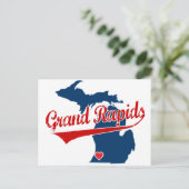 Hearts Grand Rapids Michigan Briefkaart (Staand voorkant)