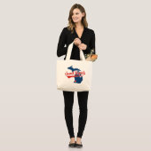 Hearts Grand Rapids Michigan Grote Tote Bag (Voorkant (model))