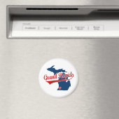 Hearts Grand Rapids Michigan Magneet (Insitu (Vaatwasser))