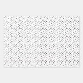 Hearts - Gray to Black on White Background Inpakpapier Vel (Voorkant 2)