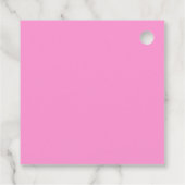 Hearts Grid roze en rood Bedankjes Labels (Achterkant)