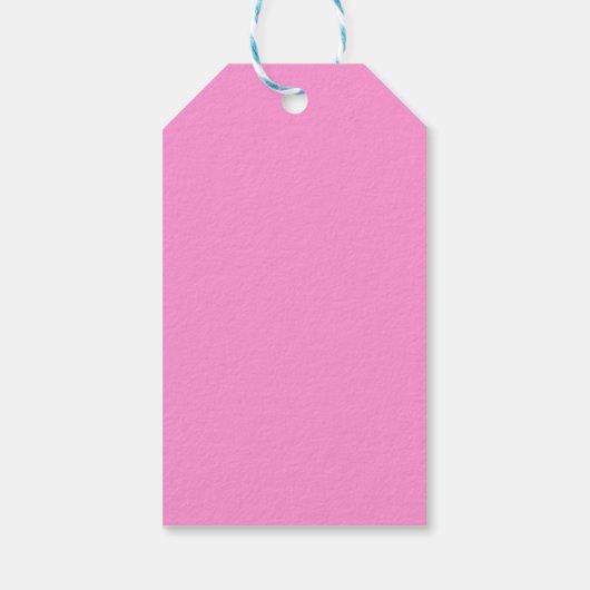 Hearts Grid roze en rood Cadeaulabel (Achterkant)