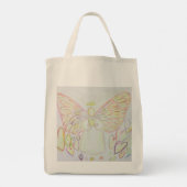 Hearts Guardian Angel Art Canvas tas (Achterkant)