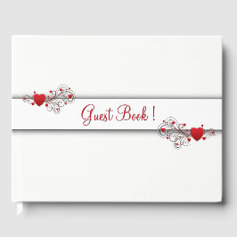Hearts Guest Book Gastenboek