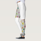 Hearts Half Printed Leggings  (Links)