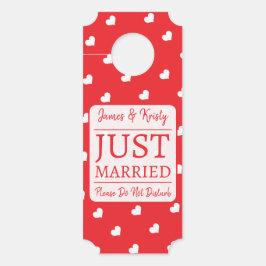 Hearts Happy Valentine’s Day Modern Love Pattern Deurhanger