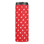 Hearts Happy Valentine’s Day Modern Love Pattern Thermosbeker (Achterkant)