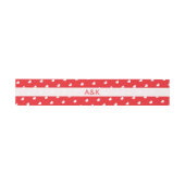 Hearts Happy Valentine’s Day Modern Love Pattern Uitnodigingen Wikkel (Vlak)