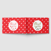 Hearts Happy Valentine's Day Modern Love Pattern Gastenboek (Volledig)