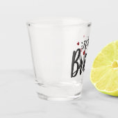 Hearts & Hype voor de bruid Shot Glas (Links)