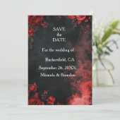 Hearts in the sand destination beach wedding table kaart (Staand voorkant)