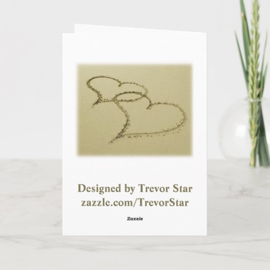 Hearts In The Sand Wedding aangekondigd Aankondiging (Achterkant)