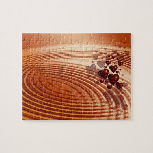 Hearts Jigzaag Puzzle Legpuzzel (Horizontaal)