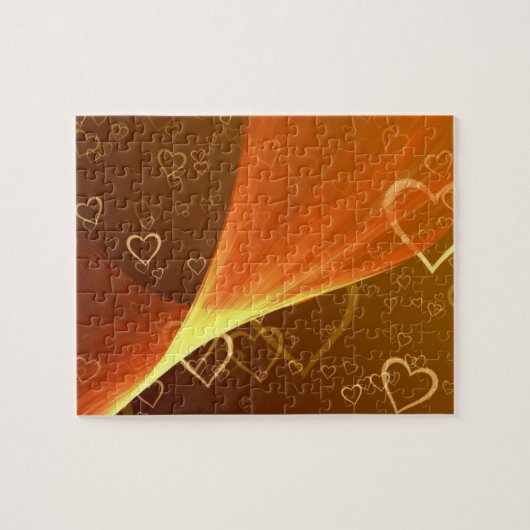 Hearts Jigzaag Puzzle Legpuzzel (Horizontaal)