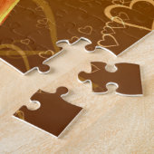 Hearts Jigzaag Puzzle Legpuzzel (Zijkant)