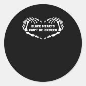 Hearts kan niet klassiek zijn ronde sticker (Voorkant)