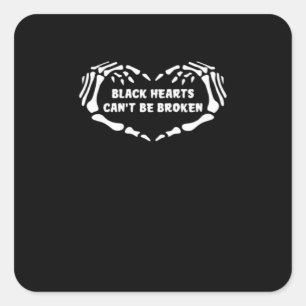 Hearts kan niet klassiek zijn vierkante sticker