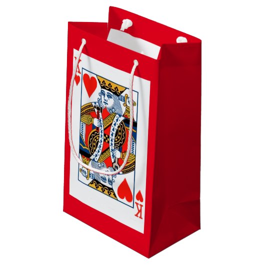 Hearts Klein Cadeauzakje (Achterkant Gekanteld)