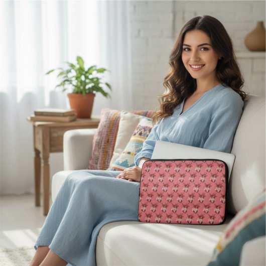 Hearts-laptophoes Laptop Sleeve