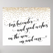 Hearts Lavender, Good wil New Mr & Mrs Sign Poster (Voorkant)