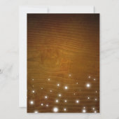 Hearts & Lights Rustic Wedding Save the Date Kaart (Achterkant)