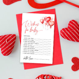 Hearts Little Sweetheart Wensen voor Baby Kaart