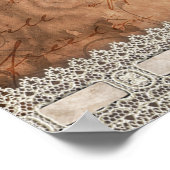 Hearts Lock and Key Wedding 9 Table Seating Chart Poster (Hoek)