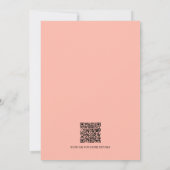 Hearts Love Bride and Groom Cartoon Wedding Kaart (Achterkant)