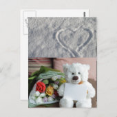 Hearts Love Date personaliseren Destiny's Destiny Briefkaart (Voorkant / Achterkant)