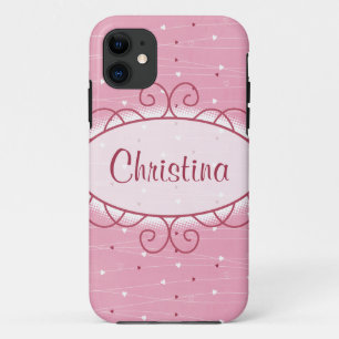 Hearts & Love iPhone 5 Mate Barely There™ Hoesje