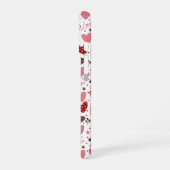 Hearts Love Pattern iPhone 16 Hoesje (Linkerkant)