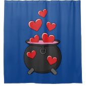 Hearts Love Potion Douchegordijn (Voorkant)